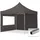 Faltpavillon 3 x 3 m inkl. 2 Seitenteile Dunkelgrau