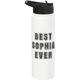 Die beliebtesten Geburtsnamen von Sophia aller Zeiten, personalisiert für Sophia Stainless Steel Insulated Water Bottle