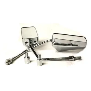 Spiegel Set F1 Chrom Look (2 Stück)