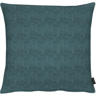 Dekokissen APELT "Denver" Gr. 2, blau (petrol, unifarben), B:70cm L:70cm, Polyester, Dekokissen_Sitzkissen_Kissenhüllen, Dekokissen, Kissenhülle ohne Füllung, 1 Stück