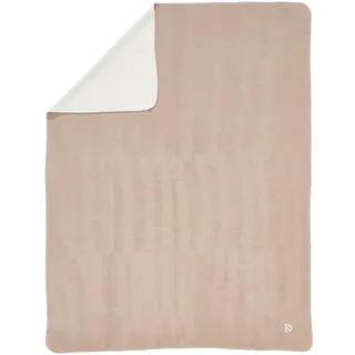 Dieter Knoll Wohndecke , Creme, Taupe , Textil , Abstraktes , 150x200 cm , Double face, atmungsaktiv , Heimtextilien, Wohntextilien, Decken, Kuscheldecken