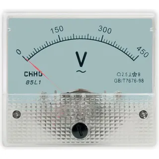 Einbau-Messinstrument, 0...450 V - Silber