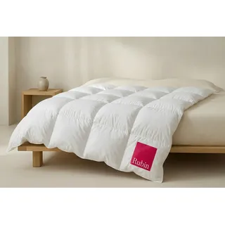 Hanskruchen Daunendecke Rubin Extra Leicht 155 x 220 cm - Weiß