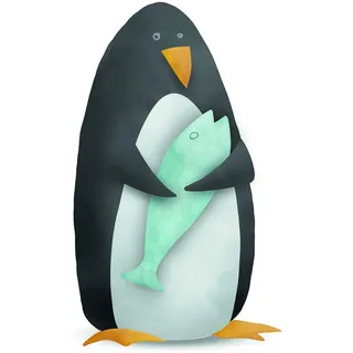 KOMAR Wandbild Cute Penguin 40 x 50 cm