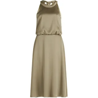 Cocktailkleid VERA MONT "Cocktailkleid mit Stehkragen", Damen, Gr. 34, EURO, braun (turf), 98% Polyester PES. 2% Elasthan EL., Kleider Cocktailkleid