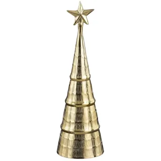 Mica Decorations Dekoration Weihnachtsbaum - H36 x Ø11 cm - Aluminium - Gold