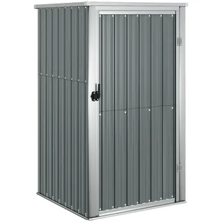 vidaXL Geräteschrank 0,89 x 0,89 m Grau