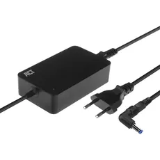 ACT Slim size laptop charger 65W (for laptops up to 15.6 inch) (65 W), Notebook Netzteil, Schwarz