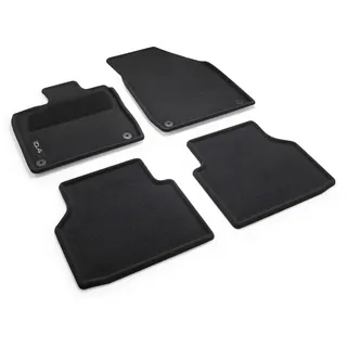 Volkswagen 11B061445WGK Fußmatten Optimat Textilfußmatten 4X Stoffmatten, schwarz, mit ID.4 Schriftzug