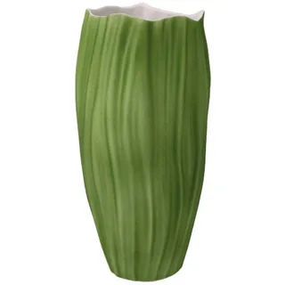 Kaiser Porzellan Tischvase »Spirulina«, (1 St.), Vase aus Biskuit-Porzellan, im zeitlosen Design, Höhe ca. 20 cm, grün