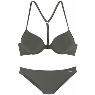 bruno banani Push-Up-Bikini Damen oliv Gr.32 Cup AA