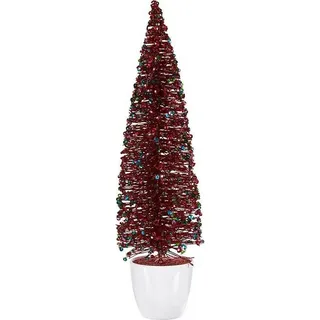 Großer Weihnachtsbaum 10 x 38 x 10 cm Fuchsia Blau Fuchsia Plastik - Blau