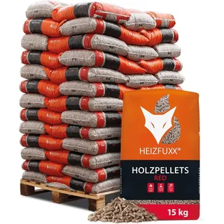 Heizfuxx Holzpellets Red 15 kg x 65 Sack 975 kg Palette