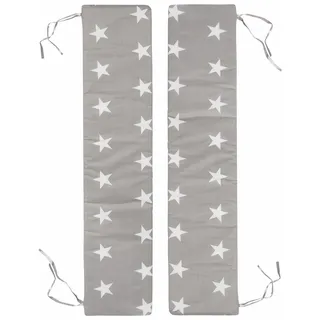 roba Bankkissenset Little Stars 40 x 40 cm Grau