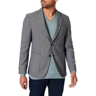 Pierre Cardin Herren Smart Casual Sakko Michel3 Voyage Travelsakko Blazer, Blau (Blau 3150), (Herstellergröße: 54)