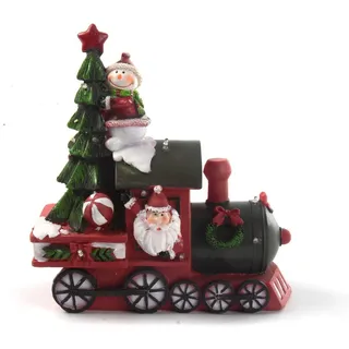 Buri LED-Weihnachtszug mit Musik und Licht Farbwechsel Weihnachtsdeko Advents Lok