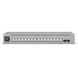 UBIQUITI networks Ubiquiti UniFi Pro Max Rackmount Gigabit Smart Switch, 16x RJ-45, 2x SFP+, 180W PoE++ (USW-PRO-MAX-16-POE)