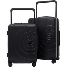 Travelers Club Odyssey Gepäck-Set, 2-teilig oder 50,8 cm, Schwarz, 2PC Set, Odyssey Gepäck-Set, 2-teilig oder 50,8 cm