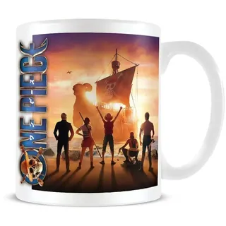 One Piece - Kaffeebecher Set Sail (Einheitsgröße) (Orange/Blau/Weiß)