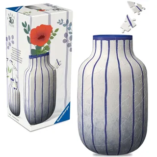 Ravensburger 3D Puzzle Moderne Vase Design 4 mit integriertem Wasserbehälter - für echte oder künstliche Blumen - Home Deco