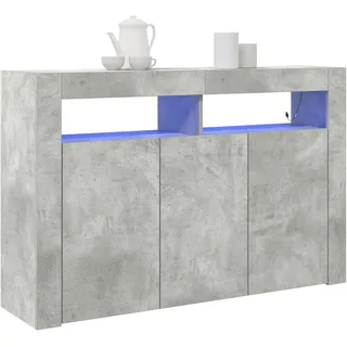 vidaXL Sideboard 116 x 30 x 75 cm grau