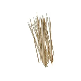 Papstar Grillspieß 30 cm Holz beige