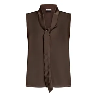 Vera Mont Schluppenbluse "Schluppenbluse mit Seitenschlitzen", rostbraun