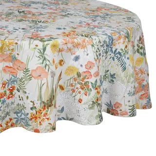 Butlers Tischdecke Montecito , Multicolor , Textil , 180x180 cm , Heimtextilien, Wohntextilien, Tischwäsche, Tischdecken