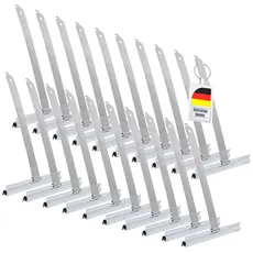 ECENCE 20x Maxi Rolladen Aufhängefeder - Aufhängefedern für Rolladen - Rollladen-Feder - Rolladen Befestigung - Rolladen Befestigungsfeder - Stahlfeder Aufhängefeder