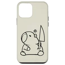 Hülle für iPhone 12 mini Capybara und Messer