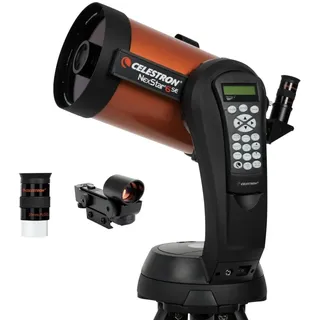 Celestron 11068 NexStar 6SE Computerised Schmidt-Cassegrain Telescope with Advanced GPS, Astroimaging and AutoAlign Features, Black/Orange