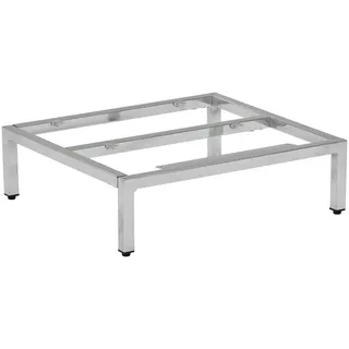 Novel FUßGESTELL , Chromfarben , Metall , 45x13x40 cm , Wohnzimmer, TV Möbel, Lowboards