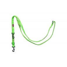 Verstellbare Nylon-Leine mit Neopren Futter 2,5cm x 240cm,hellgrün, L-NEO-Adjust-LightGreen-XL