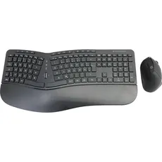 Bild von ERGO Kabelloses Set aus ergonomischer Tastatur und vertikaler Maus, deutsch