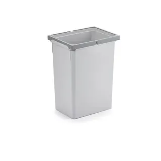 Ersatzeimer, Abfallsammler für Frontauszüge, hellgrau, 29,5 Liter