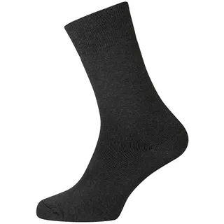 Nur Die Bambus Thermo Socke dicke warme weiche Wintersocke Thermosocke atmungsaktiv Herren, anthrazitmel., 39-42