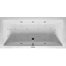 RIHO Lusso Rechteck-Badewanne, Version rechts, mit Joy-System, Einbau, 2-Sitzer, weiß, B0, Ausführung: 190x90x47,5cm, Nutzinhalt: 290 Liter
