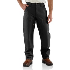 Bild Arbeitshose, Duck Double Front LOGGER PANT CARHARTT BLACK Gr.W33/L32 (W33/L32)