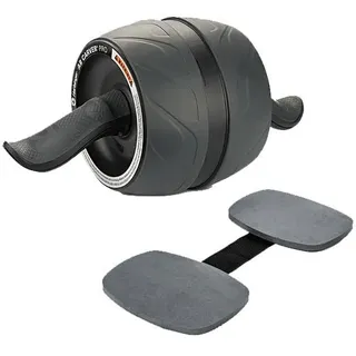Harbinger Ab Carver Pro Breiter Ab Roller-Bietet Stabilität Für Core-Übungen, Ergonomische Griffe Erhöhen Armaktivierung Und Schulterstabilität, Geeignet Für Alle Fitnesslevel,Einheitsgröße,Schwarz