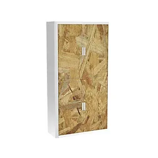 Paperflow Rollladenschrank PP (Polypropylen) 4 Fachböden abschließbar 1.100 x 415 x 2.040 mm