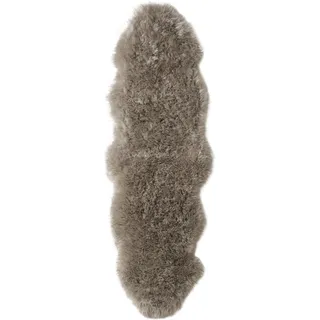 Teppich HEINE HOME Gr. 2, grau (taupe), B:68cm H:70mm L:185cm, Lammfell, Lammwolle, Teppiche, Teppich