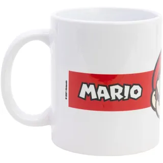 Stor Keramiktasse Super Mario Bros 325ml - Frühstückstasse mit Originalem Sublimationsdruck - Offizielles Marvel Produkt - Ideal für Kaffee und Tee