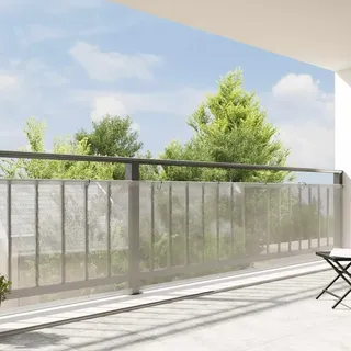 vidaXL Transparente Plane mit Ösen 1 x 10 m Transparent