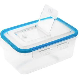 FRISCHHALTEDOSE Aufbewahrungsbox mit Deckel Frischhaltebox Mikrowellendose 1 L - Blau