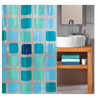 KLEINE WOLKE Duschvorhang Sonny 180 x 200 cm blau