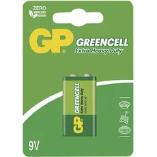 GP Batteries ELEM.POWER GP 6F22 BP1 GREENCELL (9679) (1 Stk., 9V), Batterien + Akkus