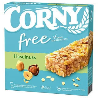 Corny Müsli Riegel Free Haselnuss Vollkorn Cornflakes 6x20g 120g