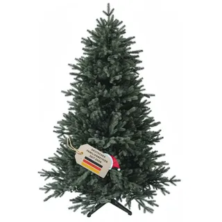 RS Trade Künstlicher Weihnachtsbaum HXT 1418 Nordmann 150 cm aus 100% Spritzguss mit Metallständer, künstliche Nordmanntanne, Christbaum, Kunsttannenbaum, schwer entflammbar, für Allergiker geeignet