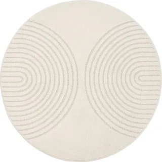 The CarPET Elisa Teppich Ø 120 cm Beige