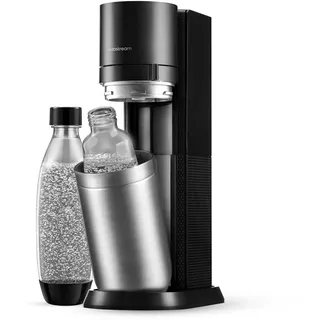 Sodastream Wassersprudler-Set Sodastream Duo schwarz + Glaskaraffe + PET-Flasche